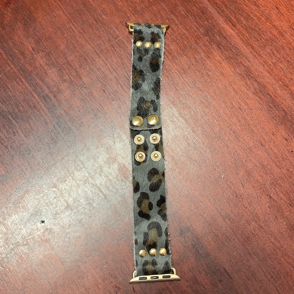 Leopard print watch band for Apple Watch
